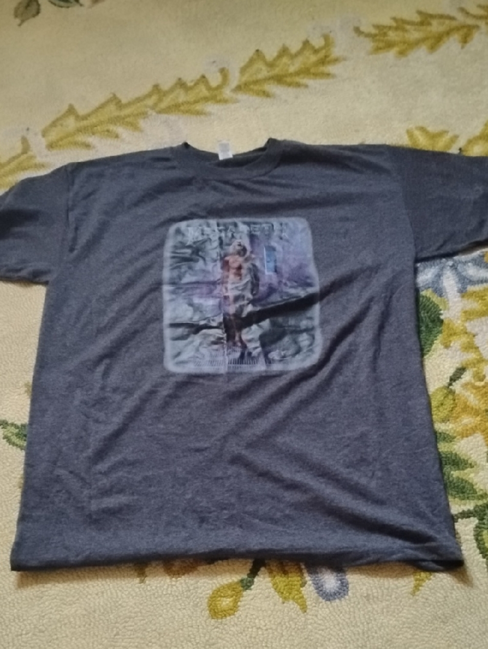 Men's Black Vintage Medium Megadeth Countdown To Extinction Metal Band Shirt